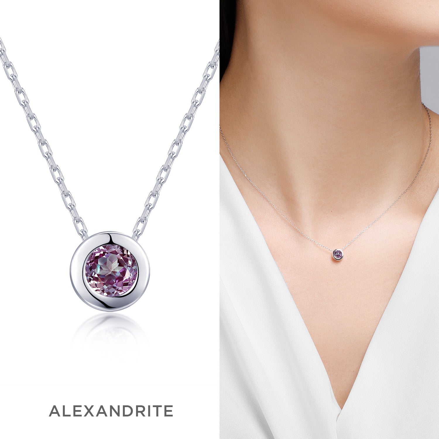 Pick Your Lucky Color Gemstone Necklace