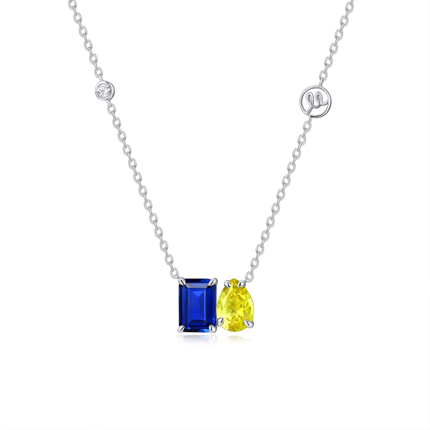 You & Me - Sapphire Necklace NK0147A00LL