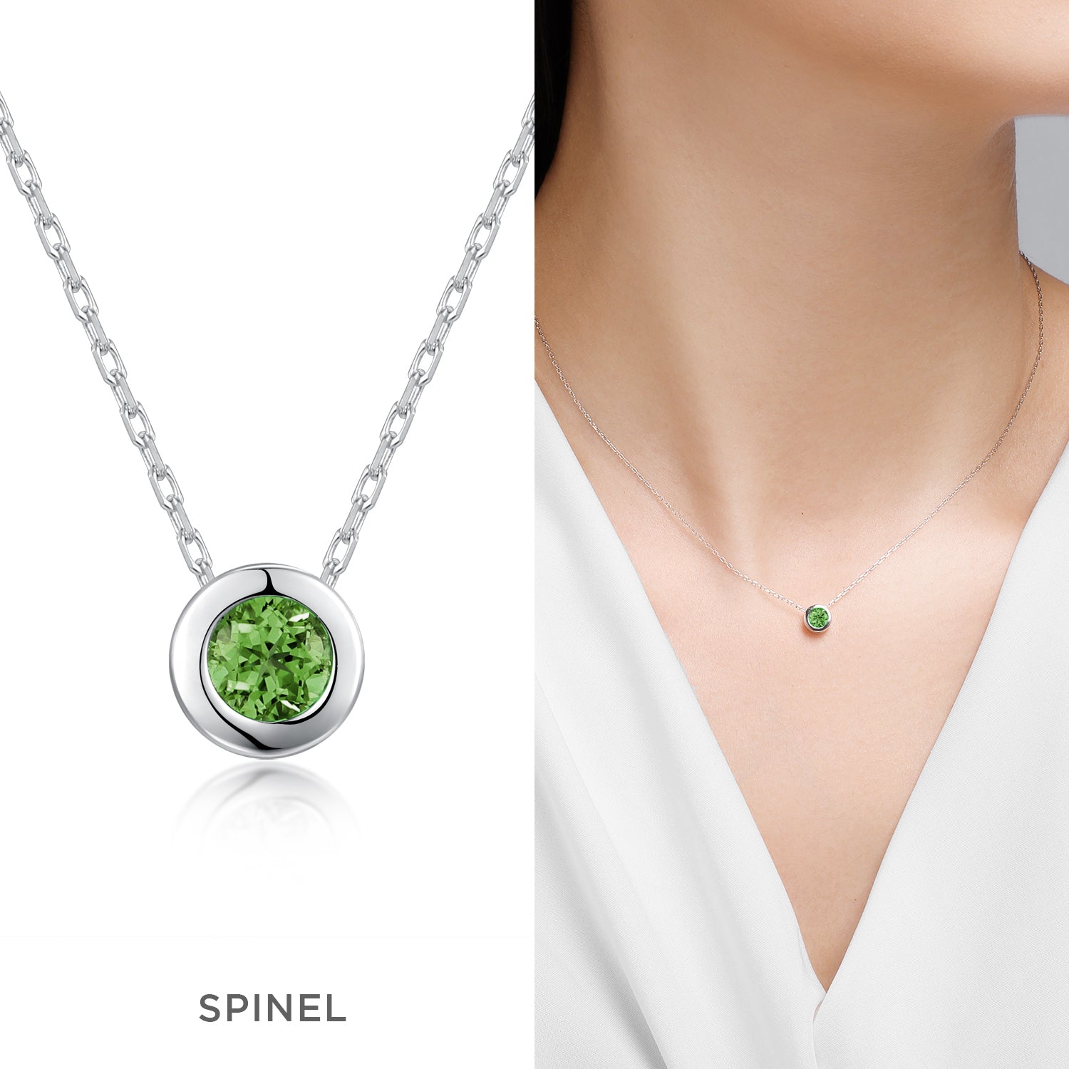 Pick Your Lucky Color Gemstone Necklace