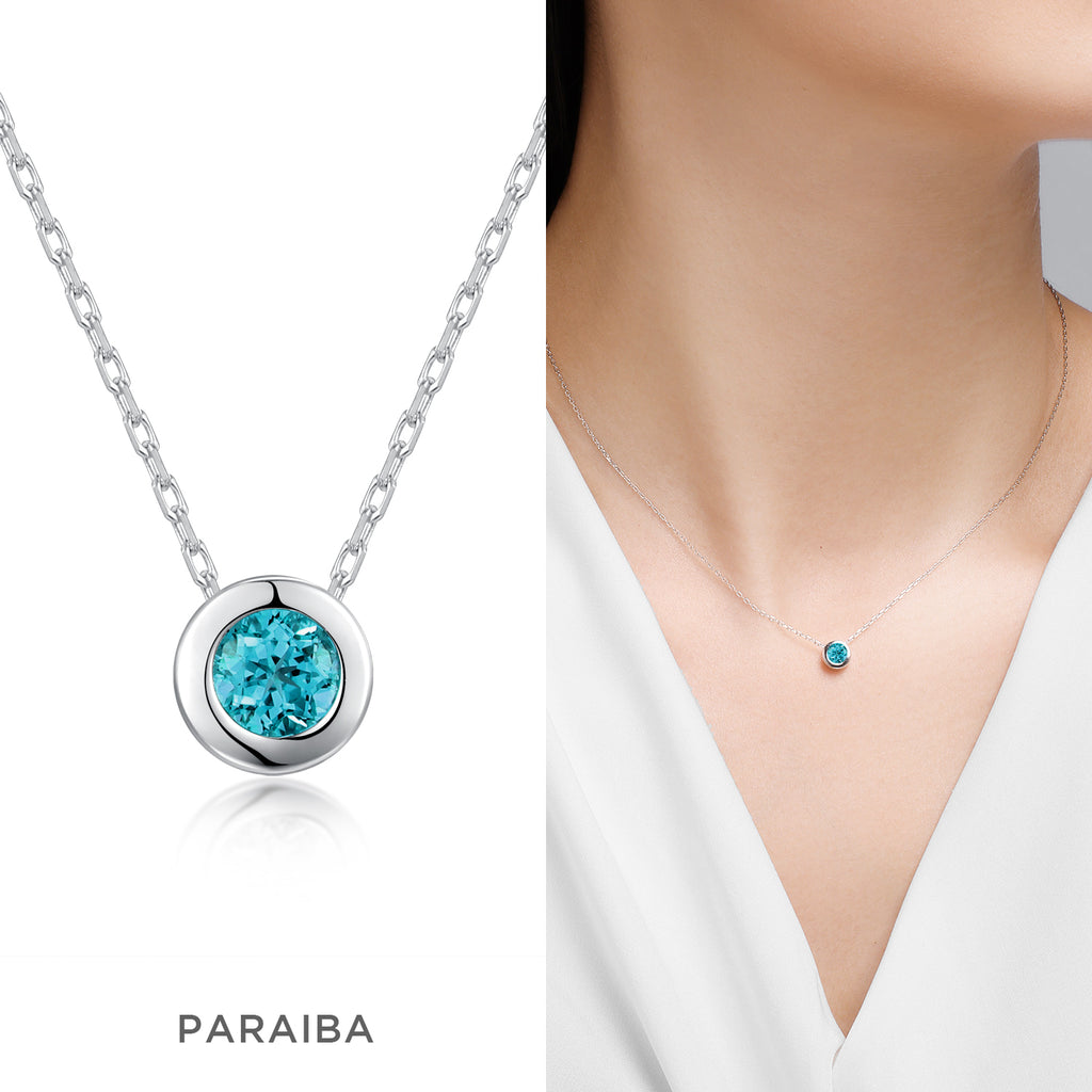Pick Your Lucky Color Gemstone Necklace