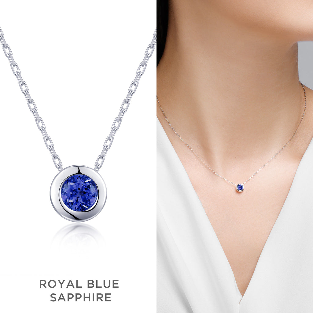 Pick Your Lucky Color Gemstone Necklace