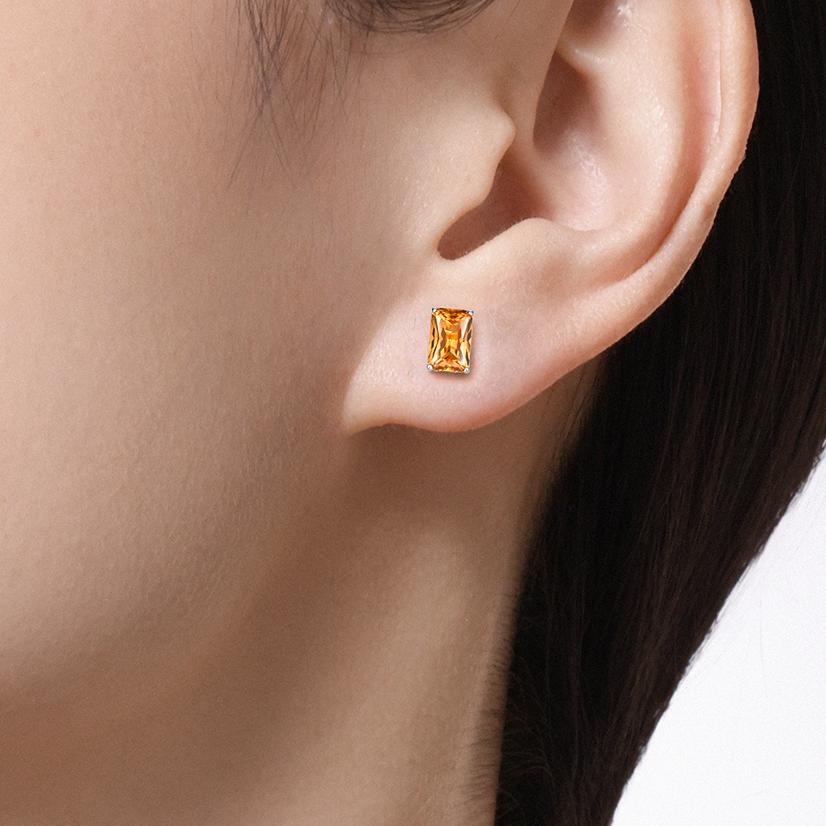 Orange Sapphire Earring ER0128A00LL