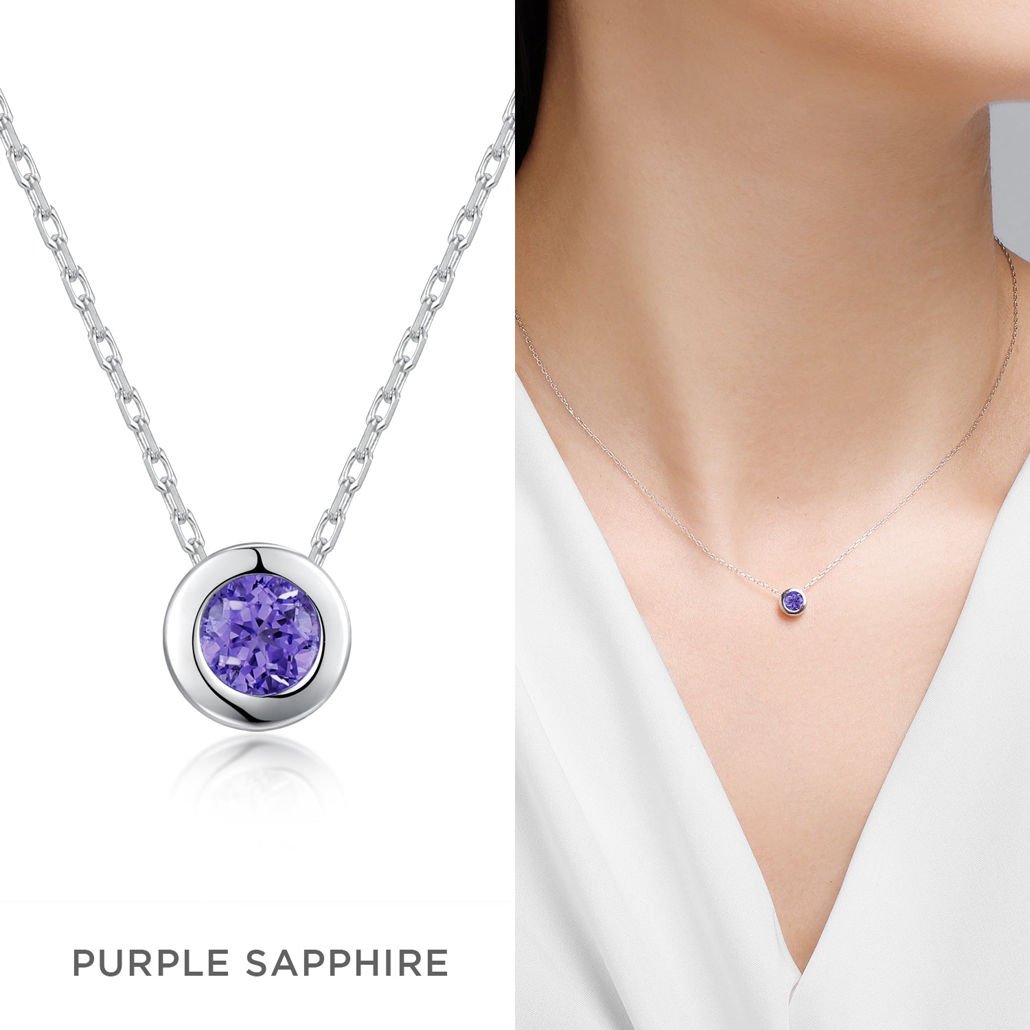 Pick Your Lucky Color Gemstone Necklace