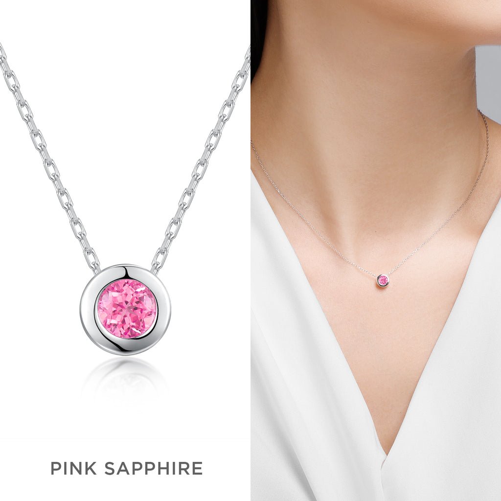 Pick Your Lucky Color Gemstone Necklace