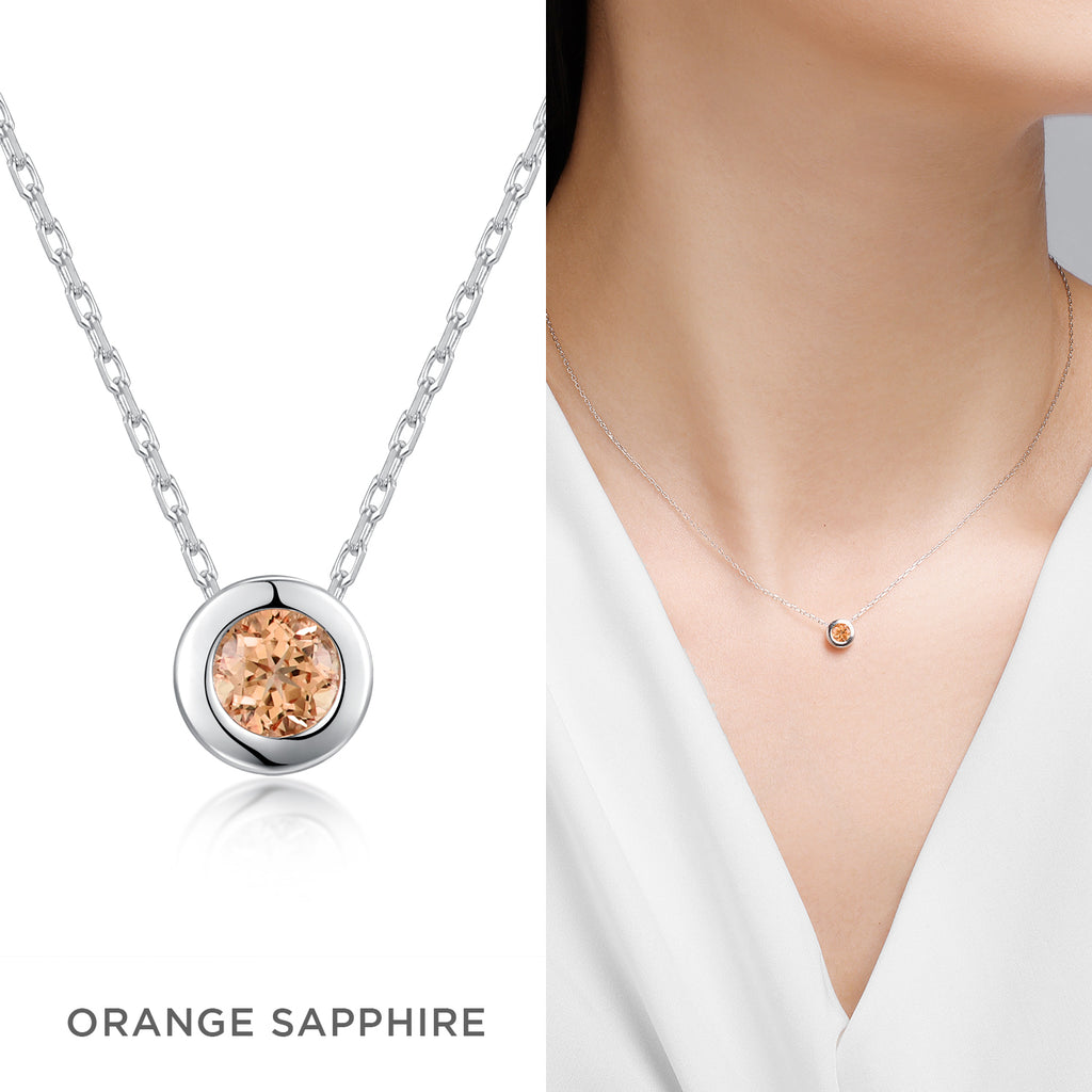 Pick Your Lucky Color Gemstone Necklace