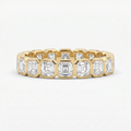 Circles of Love - Asscher Cut Diamond Ring