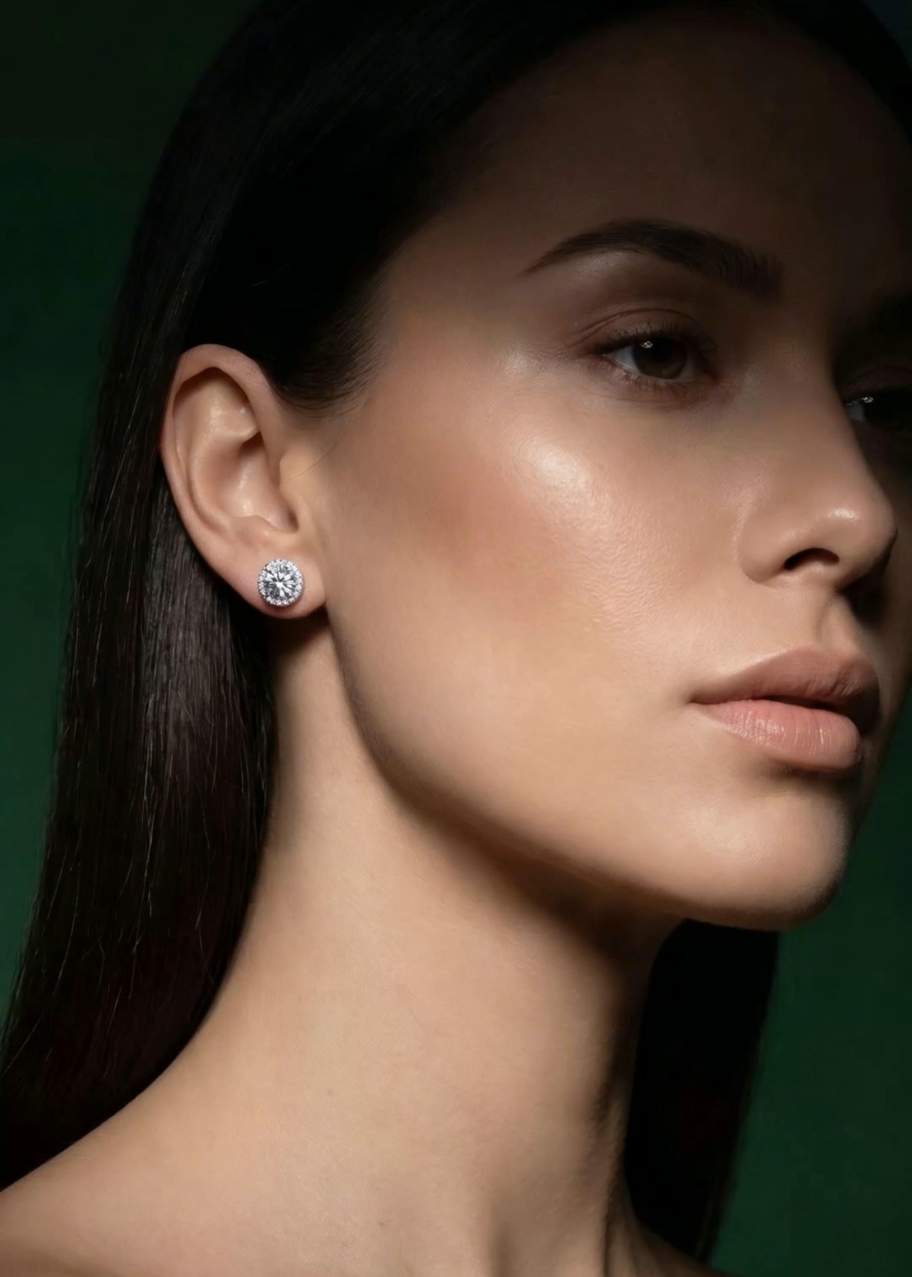 Timeless Halo Diamond Earring 2ct