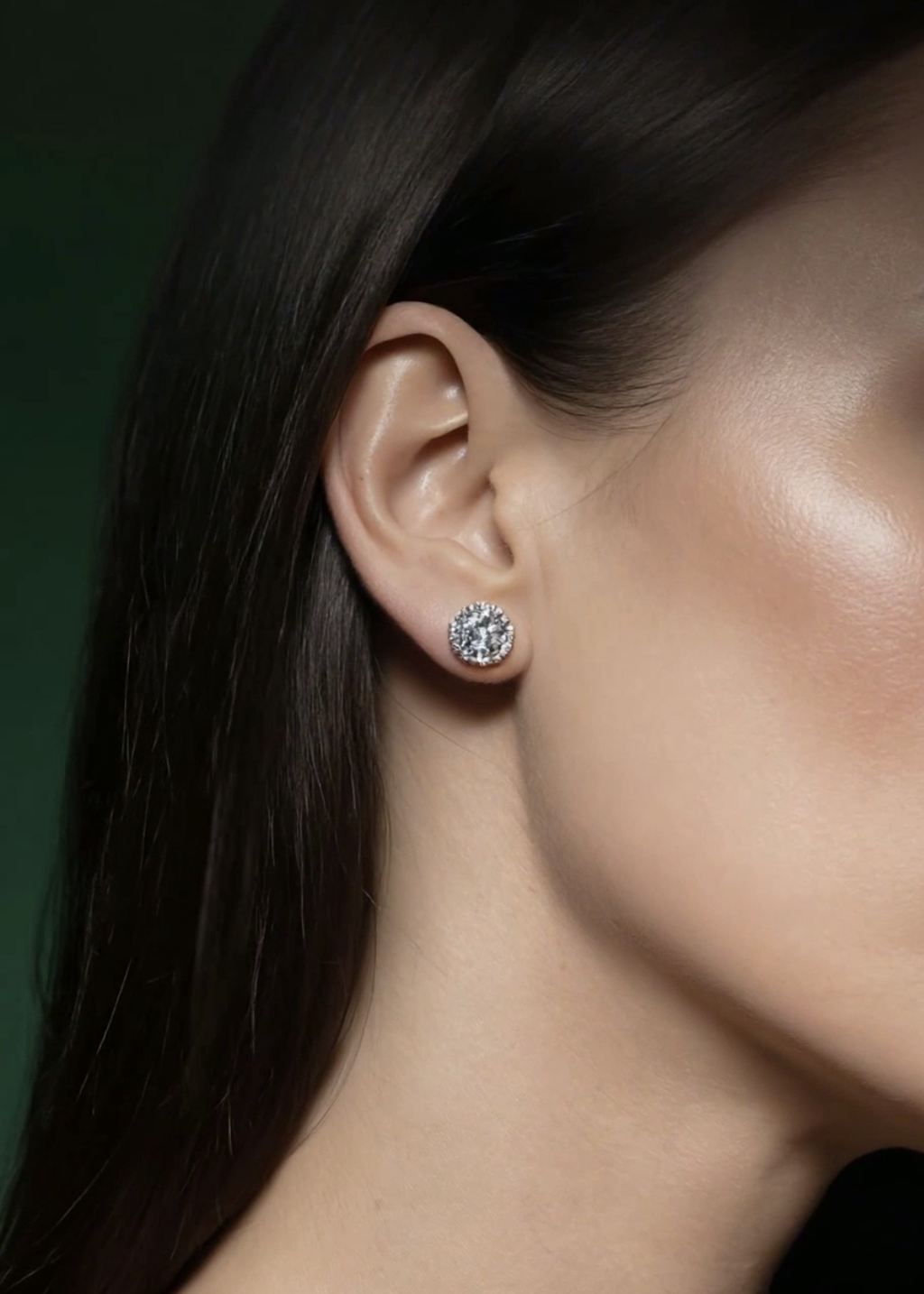 Timeless Halo Diamond Earring 2ct