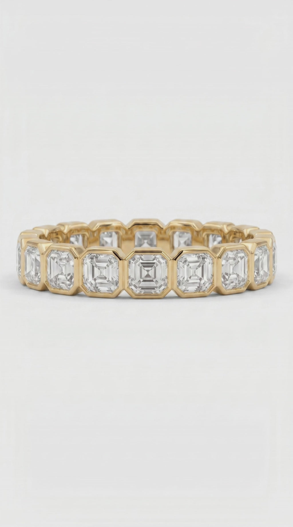 Circles of Love - Asscher Cut Diamond Ring