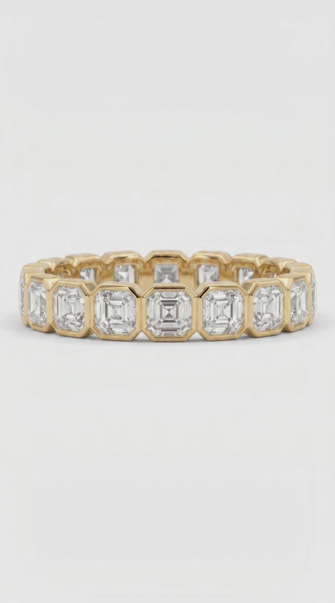 Circles of Love - Asscher Cut Diamond Ring